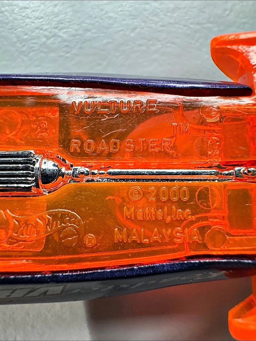 Hot Wheels Vulture Roadster Purple & Orange Die-Cast Car